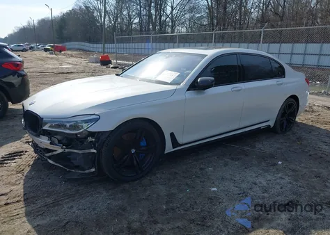 2016 BMW 750I xDrive from USA, damaged, VIN WBA7F2C53GG416090